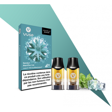 2 recharges VPRO Epod Menthe Ice 1,9ml
